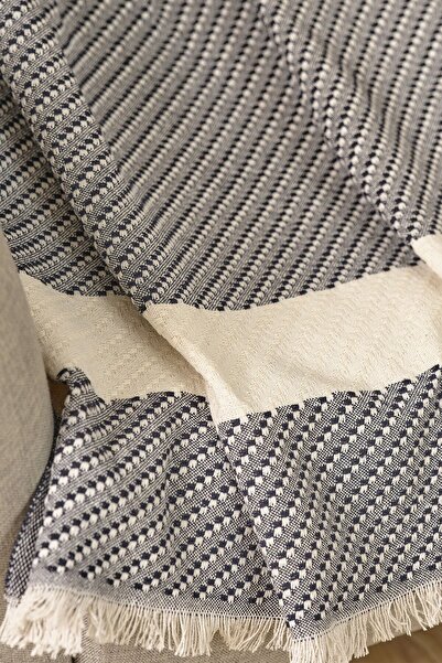 Karaca Home Wilma Lacivert Koltuk Örtüsü 170x210 Cm