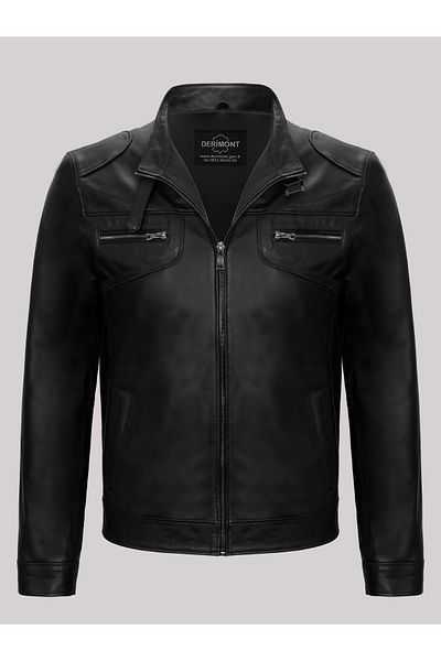 Derimont's Men's Leather Coat-EM2038