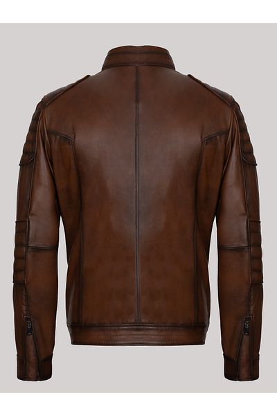 Derimont's Men's Leather Coat-EM02033
