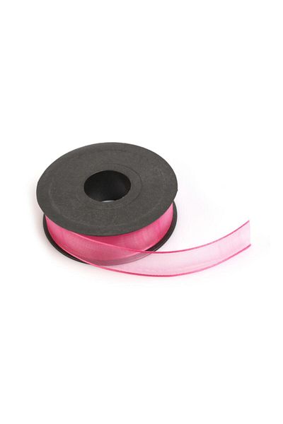 YENİ HEDİYELİK DÜNYAM Fuchsia Pink Chiffon Ribbon 2.5cm 20m