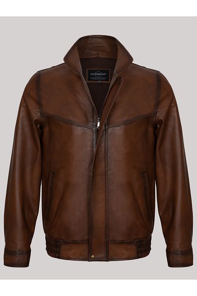 Derimont's Men's Leather Coat-EM2027