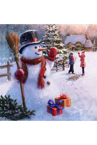 pixartsanat Yılbaşı Coşkusu PixArt Sanat Elmas Mozaik Tablo Diamond Türkiye 60*40