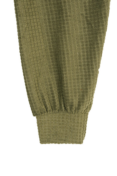 DEGNO Γυναικείο Οικονομικό Ελαστικό Πόδι Άνετο Χειμερινό Χακί Βελούδινο Μονό Πάτο