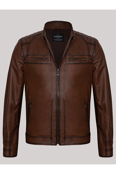 Derimont's Men's Leather Coat-EM02028