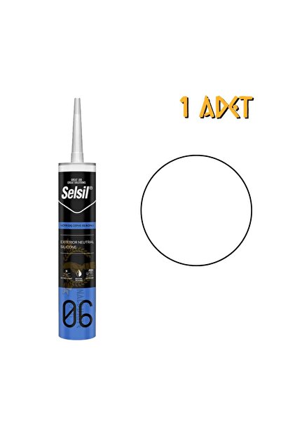 Selsil Dış Cephe Nötr Silikon BEYAZ 300 ml. - 1 Adet