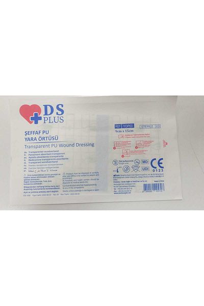 DS Sağlık Ds Pu Transparent Waterproof Wound Pad 9 X 15