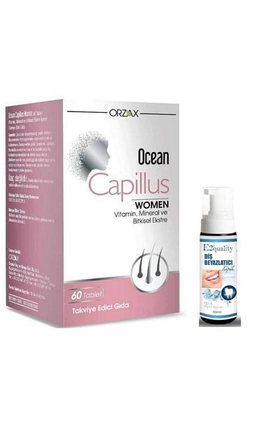 Ocean Orzax Ocean Capillus 60 Tablets - Teeth Whitening Foam