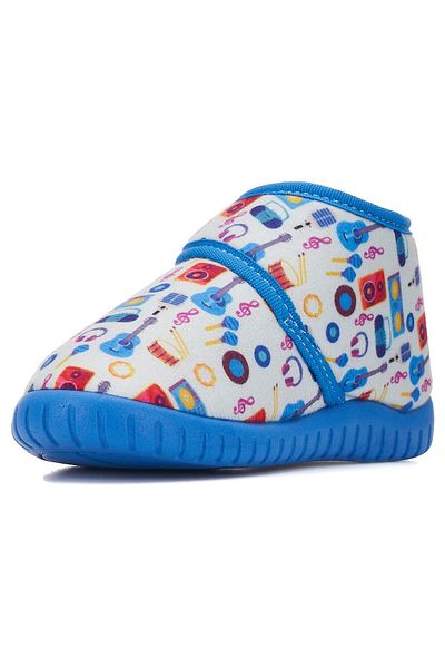 İmerShoes Μπλε παντόφλες - Ευέλικτα και Velcro Παπούτσια Νηπιαγωγείου για κορίτσια και αγόρια 263