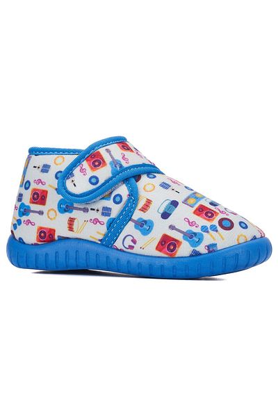 İmerShoes Μπλε παντόφλες - Ευέλικτα και Velcro Παπούτσια Νηπιαγωγείου για κορίτσια και αγόρια 263