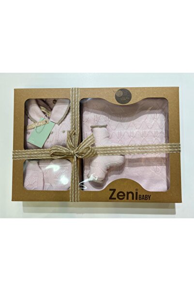 Zeni Kids Bebek Tulum Seti (Tulum-Battaniye-Patik-Bere-Eldiven)