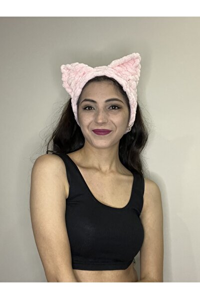 AidaAstrid Πλεκτό χειμωνιάτικο μπαντάνα με αυτιά γάτας και αρκούδας