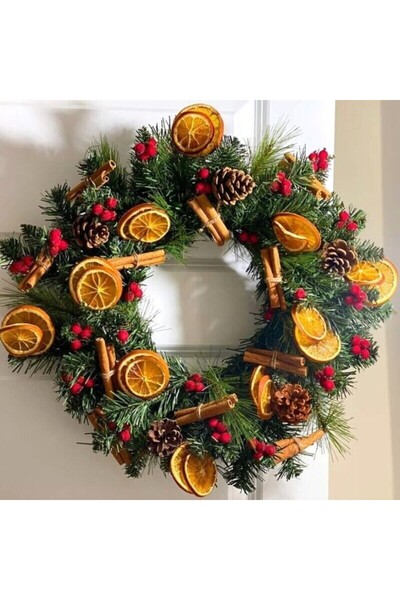 Yeni Moda Boncuk & Tuhafiye عيد الميلاد تحت عنوان زخرفة الباب كوكينا