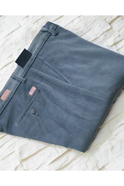 Ege Erkek Giyim KADİFE PANTOLON KLASİK İÇİ POLARLI