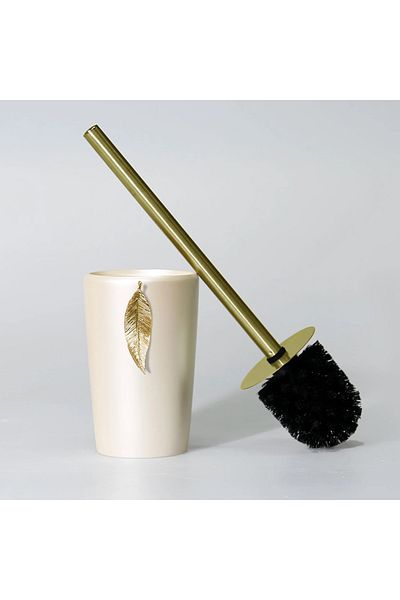 Selim Βούρτσα τουαλέτας Leaf Pearl Gold