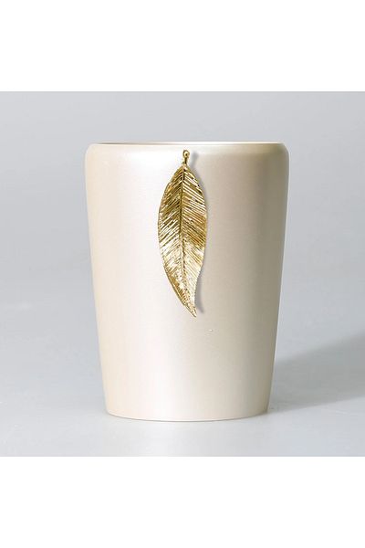 Selim Θήκη οδοντόβουρτσας Leaf Pearl Gold