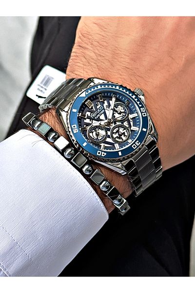 Ferrucci Smoke Color Functions Active Sports Men's Wrist Watch + WRISTBAND GIFT