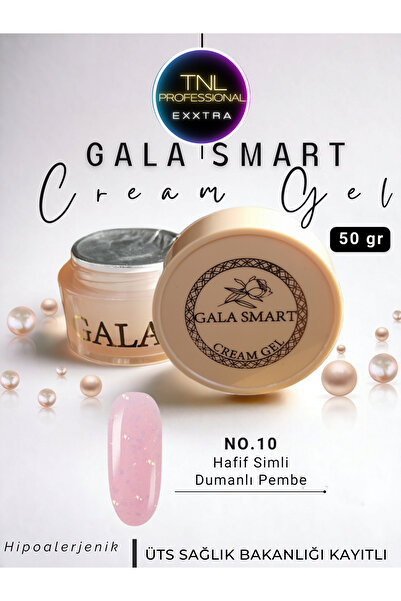 gala smart Jel Cream Krem Jel No: 10 Yoğun Kıvam 50 G Tırnak Tamir Jeli Prote...