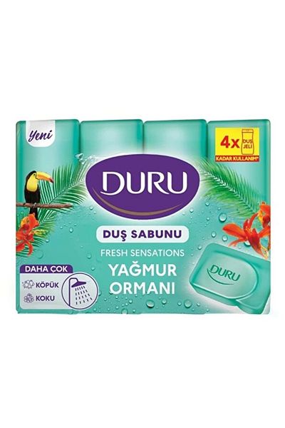 Duru Fresh Sensations Rainforest Shower Soap 4X150 g
