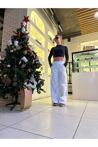 DeChival ΠΑΝΤΕΛΟΝΙ-ΦΟΡΜΟΥΛΕΣ/ΓΥΝΑΙΚΕΙΑ SCUBA TROUSERS ΜΕ ΠΛΕΥΡΙΚΕΣ ΤΣΕΠΕΣ