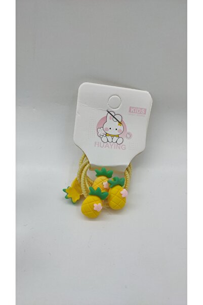 MY WORLD LİFE Fruit patterned 4-piece rubber set