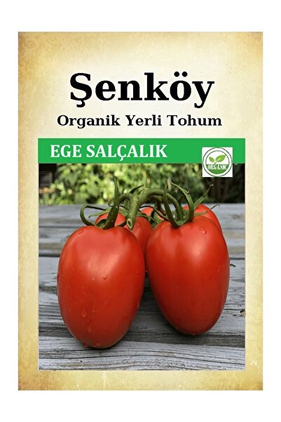 Şenköy Yerli Ege Salçalık Domates Tohumu Doğal Ata Tohum Pakette 10 gr 2500 T...