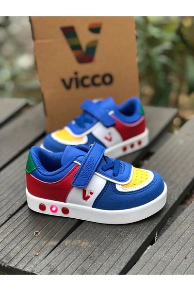 Vicco Size 22-35 Unisex Lighted Orthopedic Children's Casual Shoes