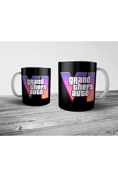 Pixxa GTA 6 - Grand Theft Auto 6 - GTA VI Mug Cup Model 2