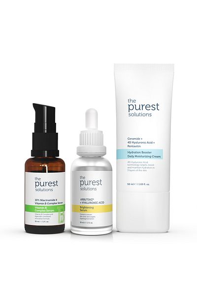 The Purest Solutions مجموعة العناية بالبشرة المغذية