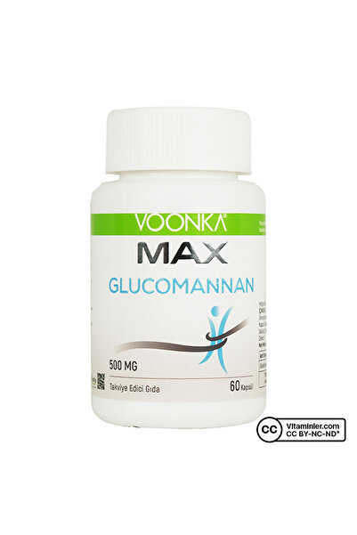 Voonka Max Glucomannan 60 Kapsül Aromasız