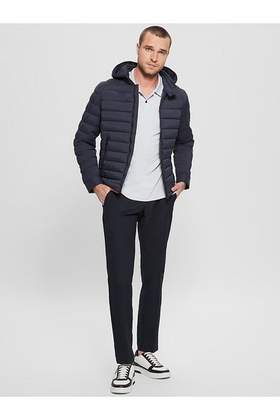 Guess navy blue jacket clearance