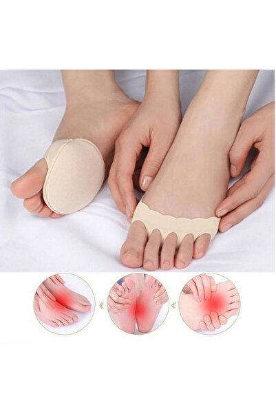 Neler Geldi Neler Ten Rengi Kumaş Ayak Parmak Altı Desteği Pamuklu Ped Ayak D...