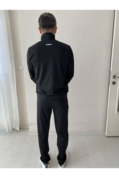 Fendimod Ανδρικό σετ αθλητικής φόρμας από ύφασμα κατάδυσης με φερμουάρ