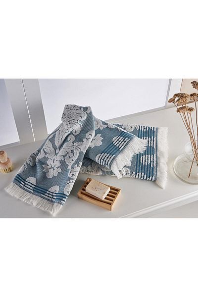 Marie Claire Jacquard Albert Σκούρο Μπλε Σετ 3 - Indentern