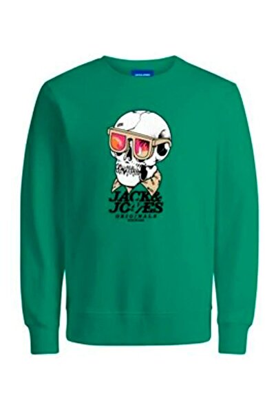Jack & Jones 12244220 Jorboney Sweat Crew Neck Fst Ανδρικά Sweat Holly Green