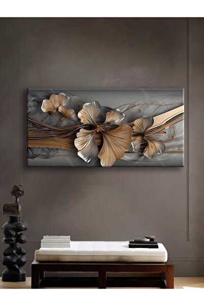 Voovart Dekoratif Yapraklar Kanvas Tablo - VOOV2590