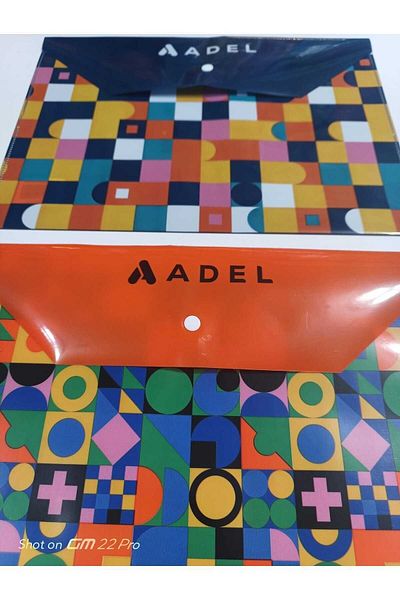 Adel Faber Castell Patterned Snap Envelope File (1 PIECE) High Quality