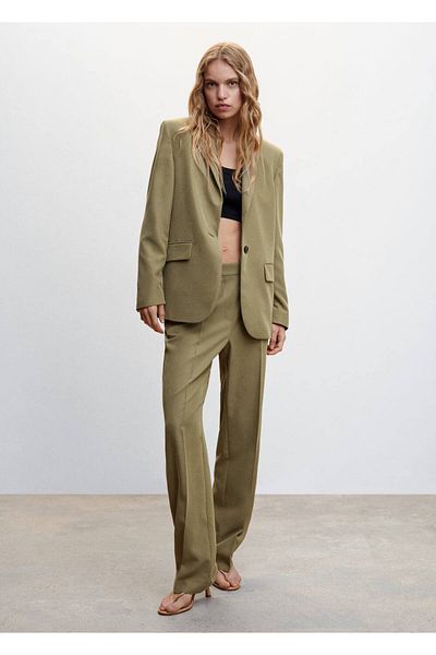 MANGO Woman Modal Suit Trousers