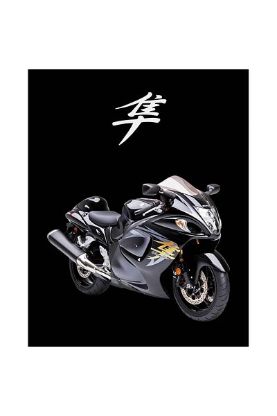 Z zepplin Suzuki Hayabusa Stompgrip Patch Patch pentru spate mare
