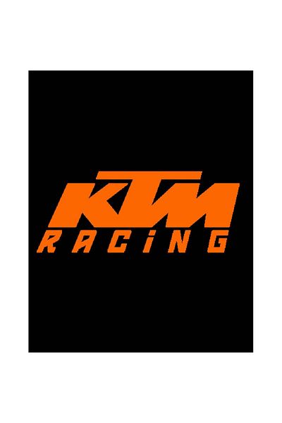 Z zepplin KTM Racing Orange Logo Patch mare pe spate