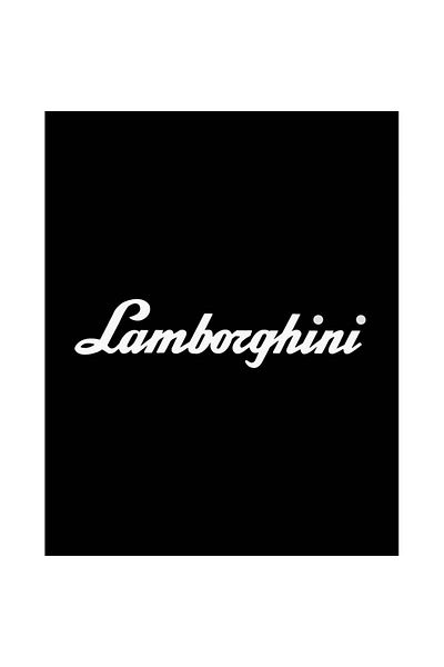 Z zepplin Patch pentru spate mare cu text Lamborghini