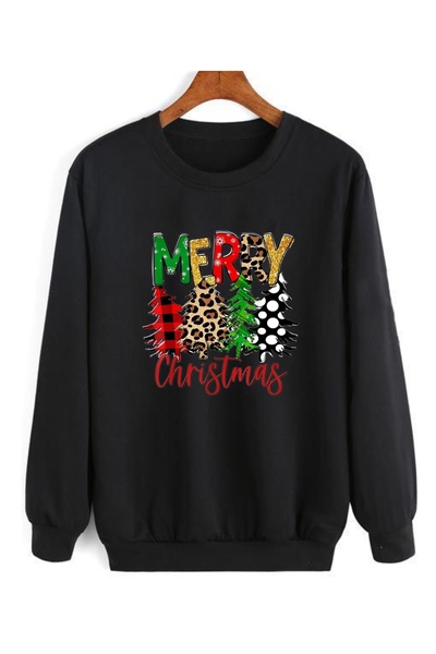 venüsdijital ВЕСЕЛІ РІЗДВЯНІ КОЛЬОРИ YILBAŞI NOEL CHRİSTSMAS SWEATSHİRT