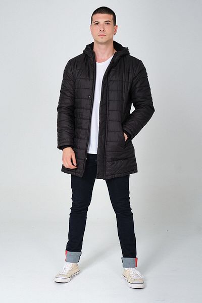 Mascarano Plush Lined Hooded Puffer Men's Jacket