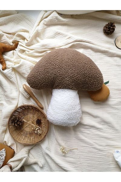 BabyCa Διακοσμητικό μαξιλάρι μανιτάρι Teddy (40 cm με εσωτερική γέμιση)