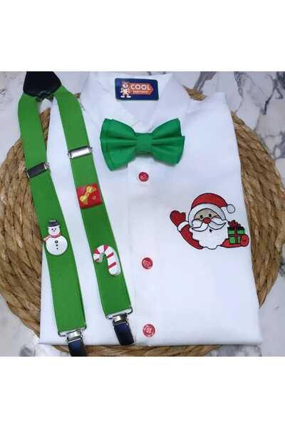 cool partyshop yılbaşı konseptli askı papyon gömlek