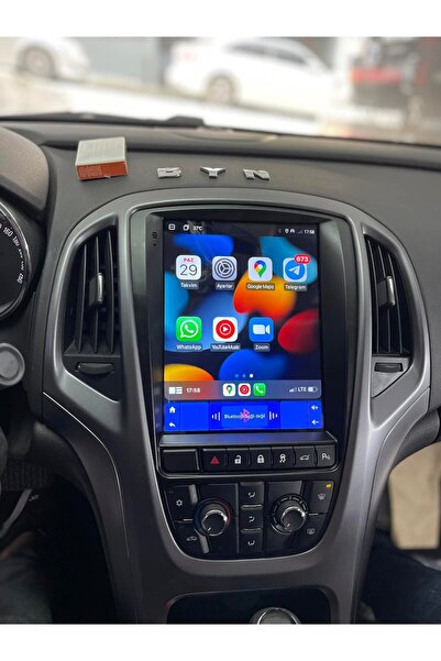 NAVSONİC OPEL ASTRA J TESLA 2012-2020 UYUMLU ANDROİD MULTİMEDİA NAVİGASYON 4GB RAM 64GB HAFIZA CARPLAY