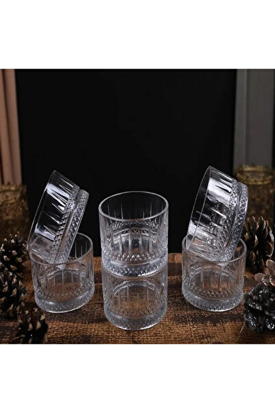 entarzlife Zuri Design 6 lı Cam Kase Çerezlik Sunum Kahvaltılık Reçellik Kase...