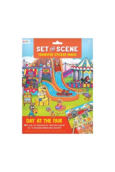 Ooly Set The Scene Transfer Çıkartma Seti - Ziua la târg