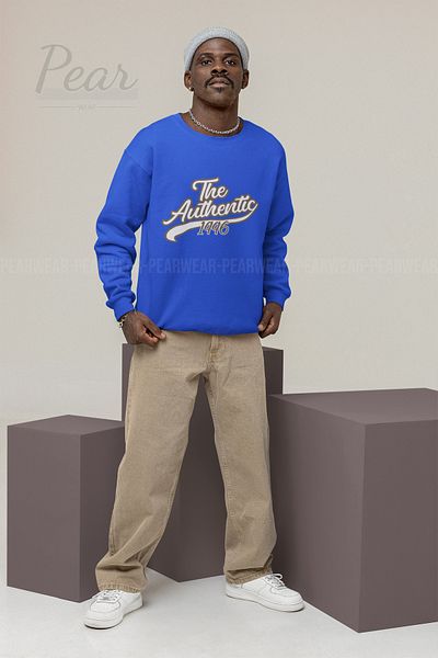Pear Wear Αυθεντικό ανδρικό φούτερ oversize με στάμπα
