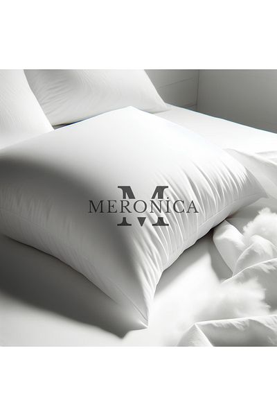 Meronica Home Collection Covered Pillow Case Cotton 50x70cm 2 Pieces Premium