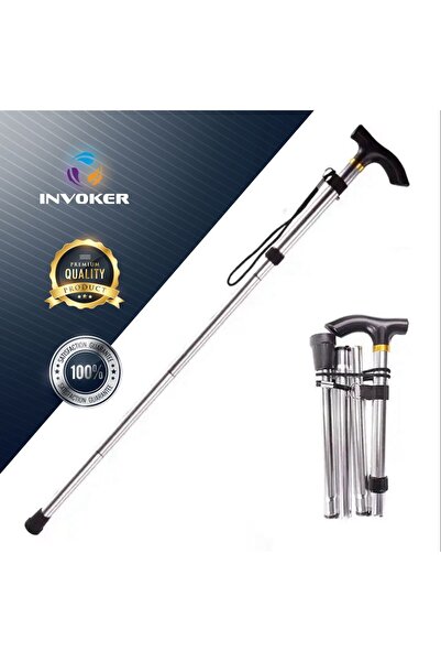 INVOKER Katlanabilir ve Ayarlanabilir Baston Yürüyüş Bastonu 1. Sınıf Malzeme...